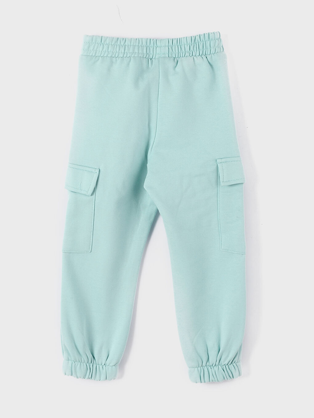 بنطلون رياضي للبنات بخصر مرن بسيط-7