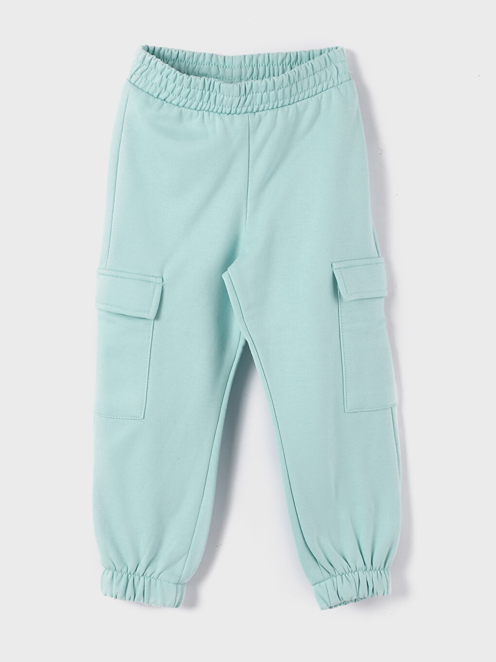 بنطلون رياضي للبنات بخصر مرن بسيط