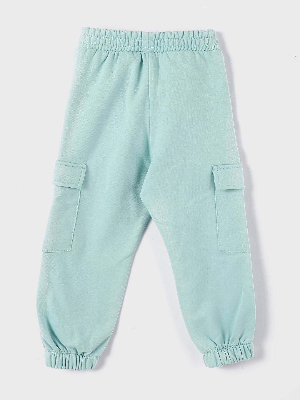 بنطلون رياضي للبنات بخصر مرن بسيط-6