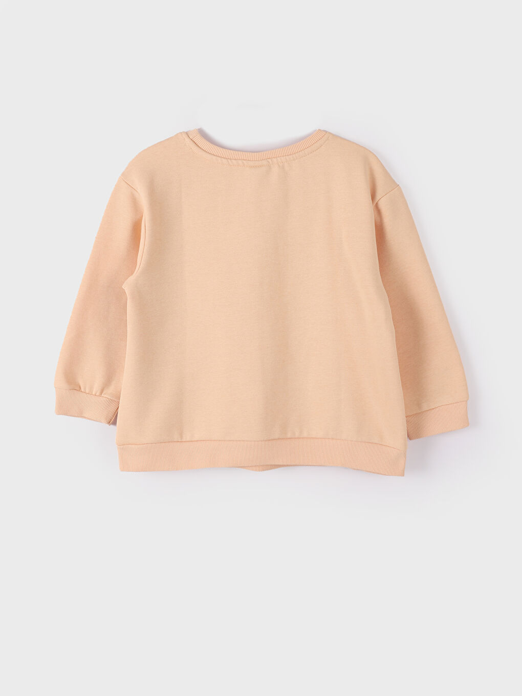 Crew Neck Printed Long Sleeve Girls' Sweatshirt-3