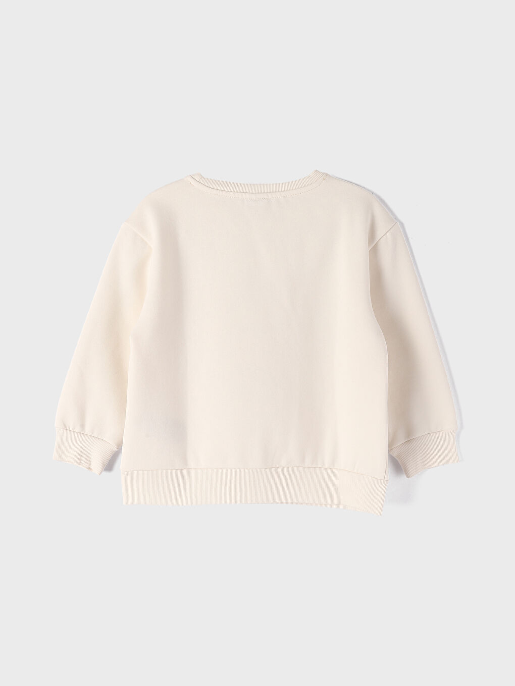 Crew Neck Printed Long Sleeve Girls' Sweatshirt-3