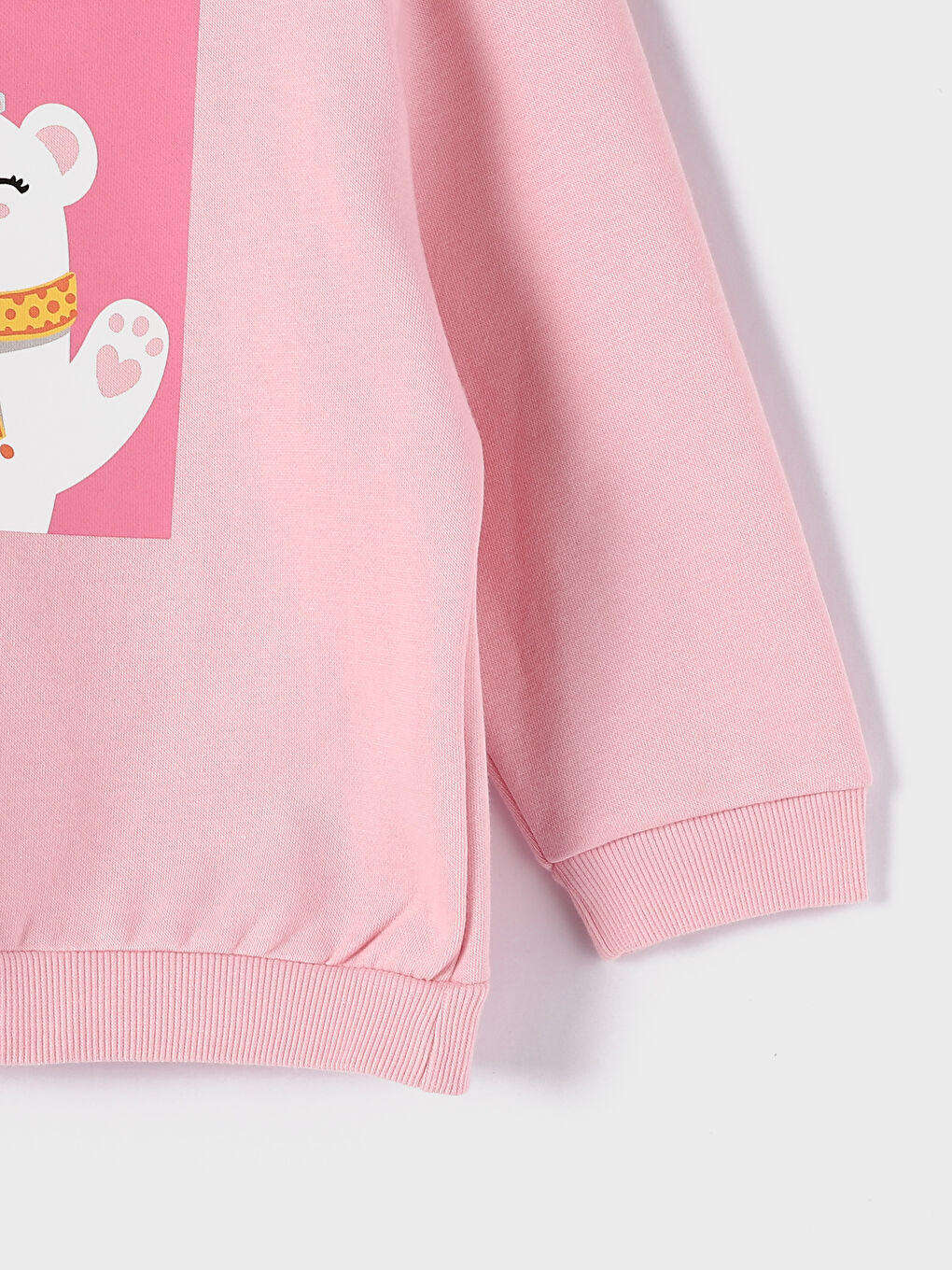 Sweat-shirt à Col Rond Imprimé à Manches Longues pour Filles-3