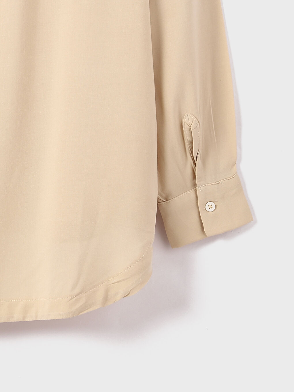 قميص سادة بأكمام طويلة واسع للسيدات-3