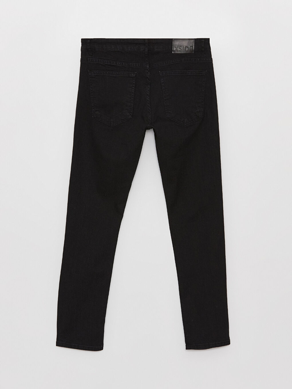Siyah Slim Fit Erkek Jean Pantolon-5