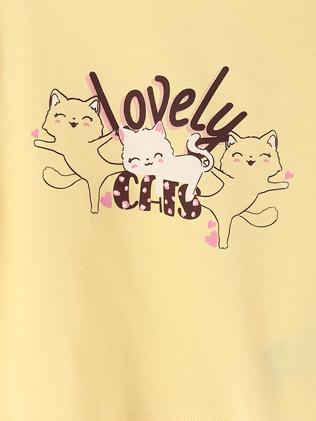 تيشيرت مطبوع كم طويل بياقة دائرية للبنات الرضع-3