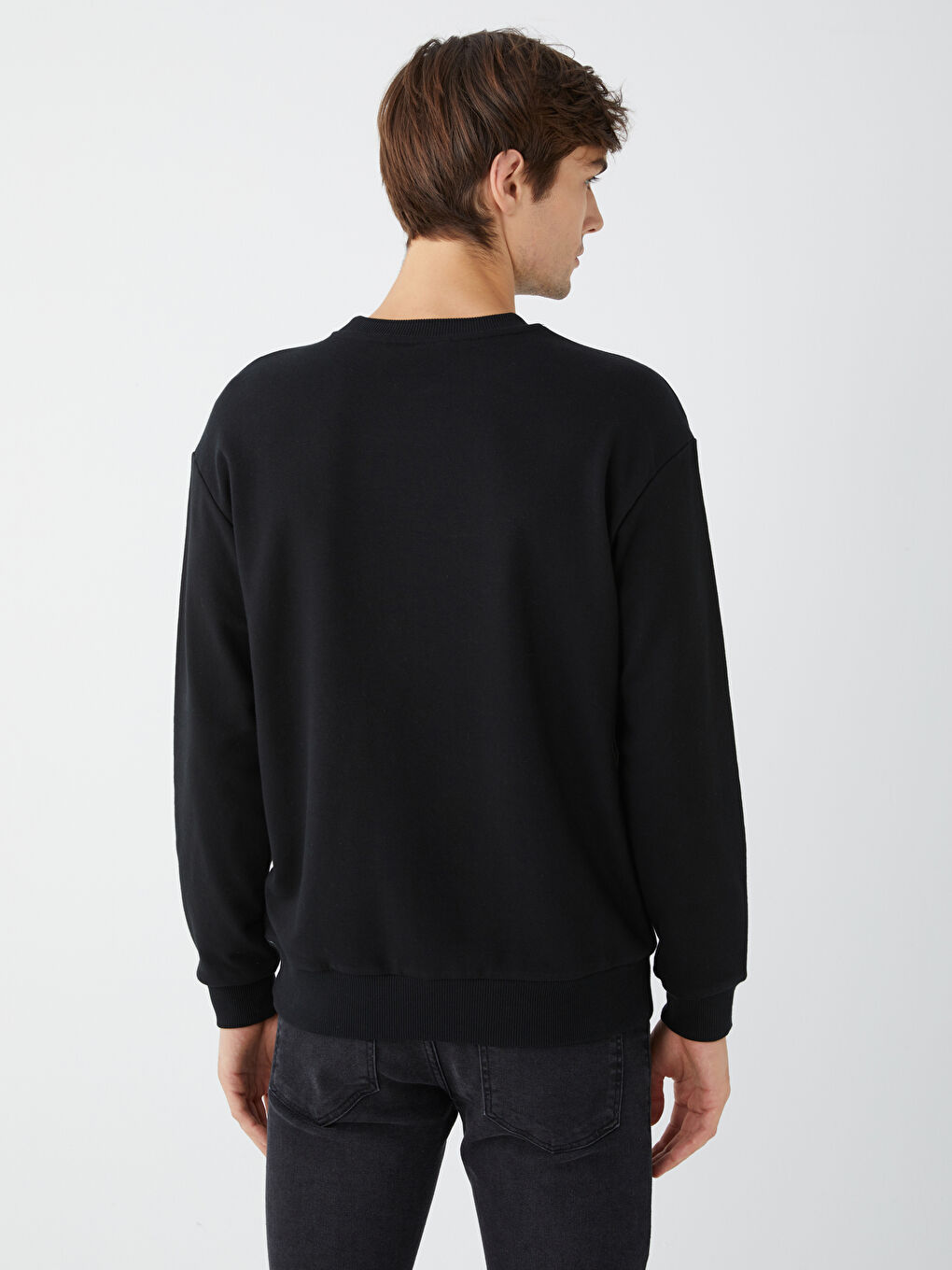 XSIDE Crew Neck Long Sleeve New Year Themed Men's Sweatshirt -W3EY53Z8-CVL