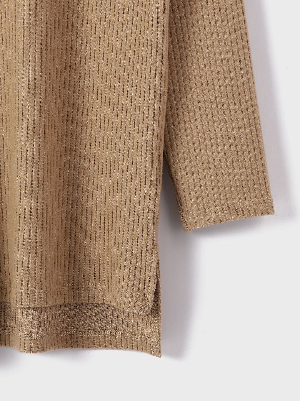 Funnel Neck Plain Long Sleeve Women's Tunic -W3EY88Z8-VH1