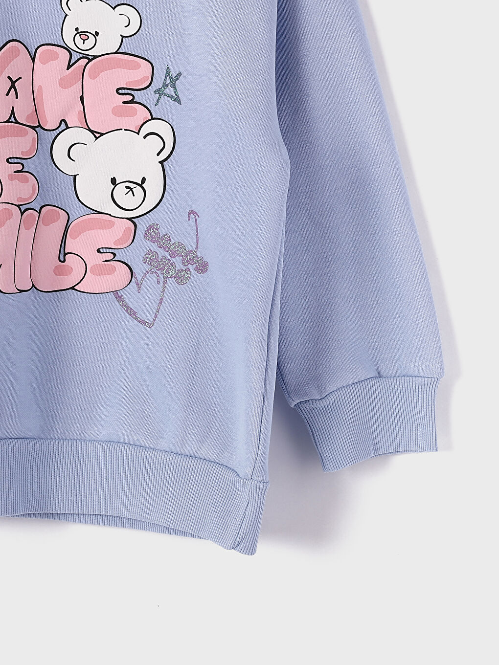 Sweat-Shirt Imprimé à Manches Longues et Col Rond pour Filles-3