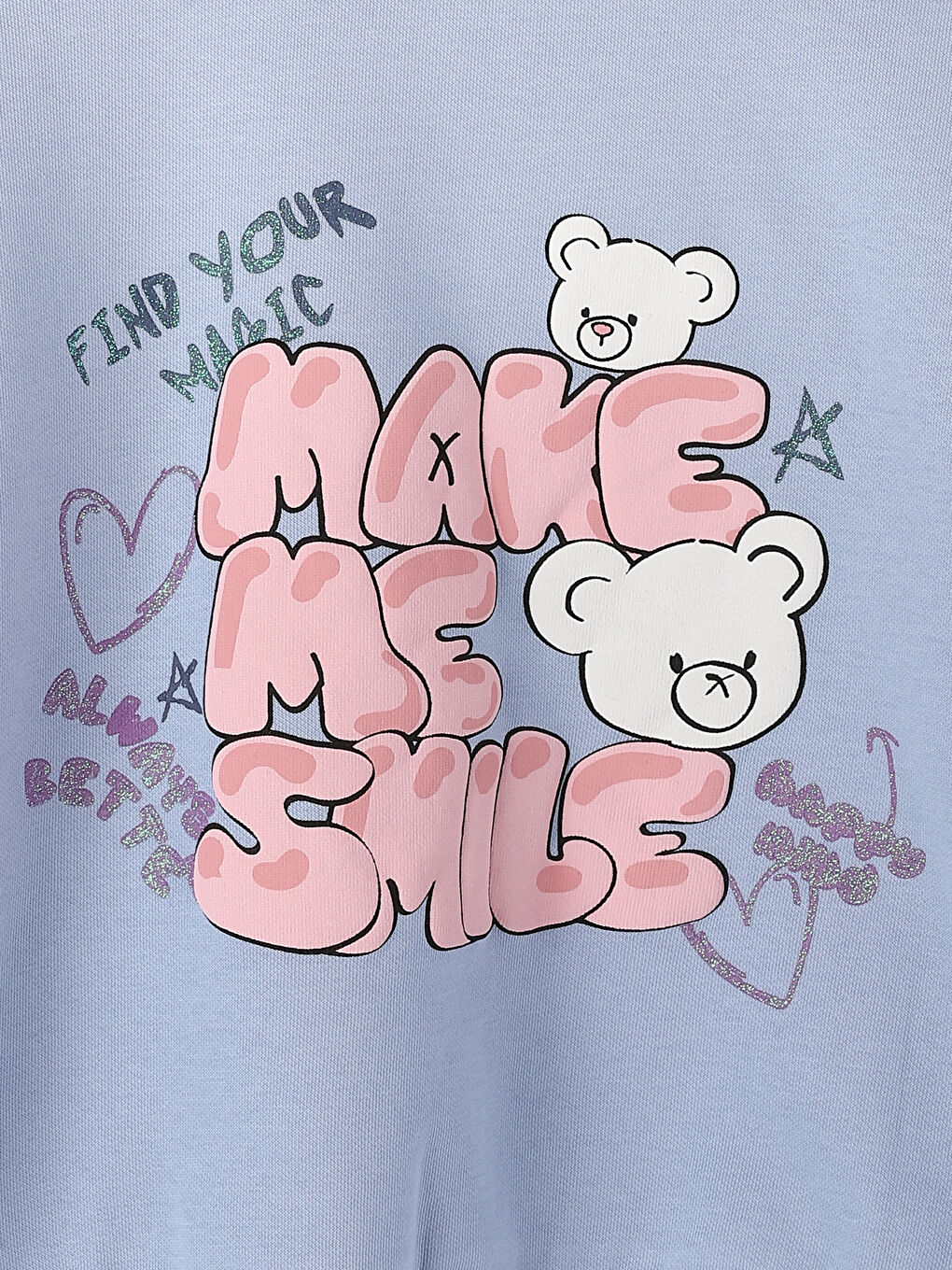 Sweat-Shirt Imprimé à Manches Longues et Col Rond pour Filles-2