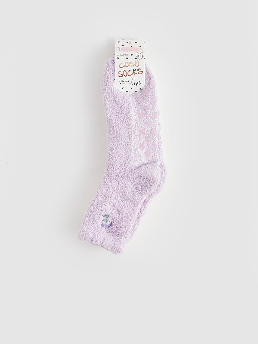 Bestickte Homewear-Socken für Damen 2er-Pack