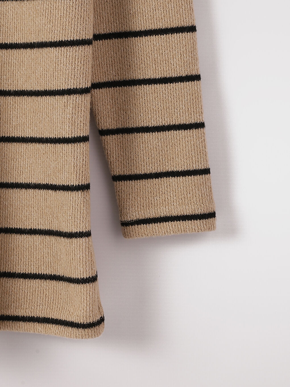 Standing Collar Striped Long Sleeve Women's Tunic -W3FA27Z8-ELZ