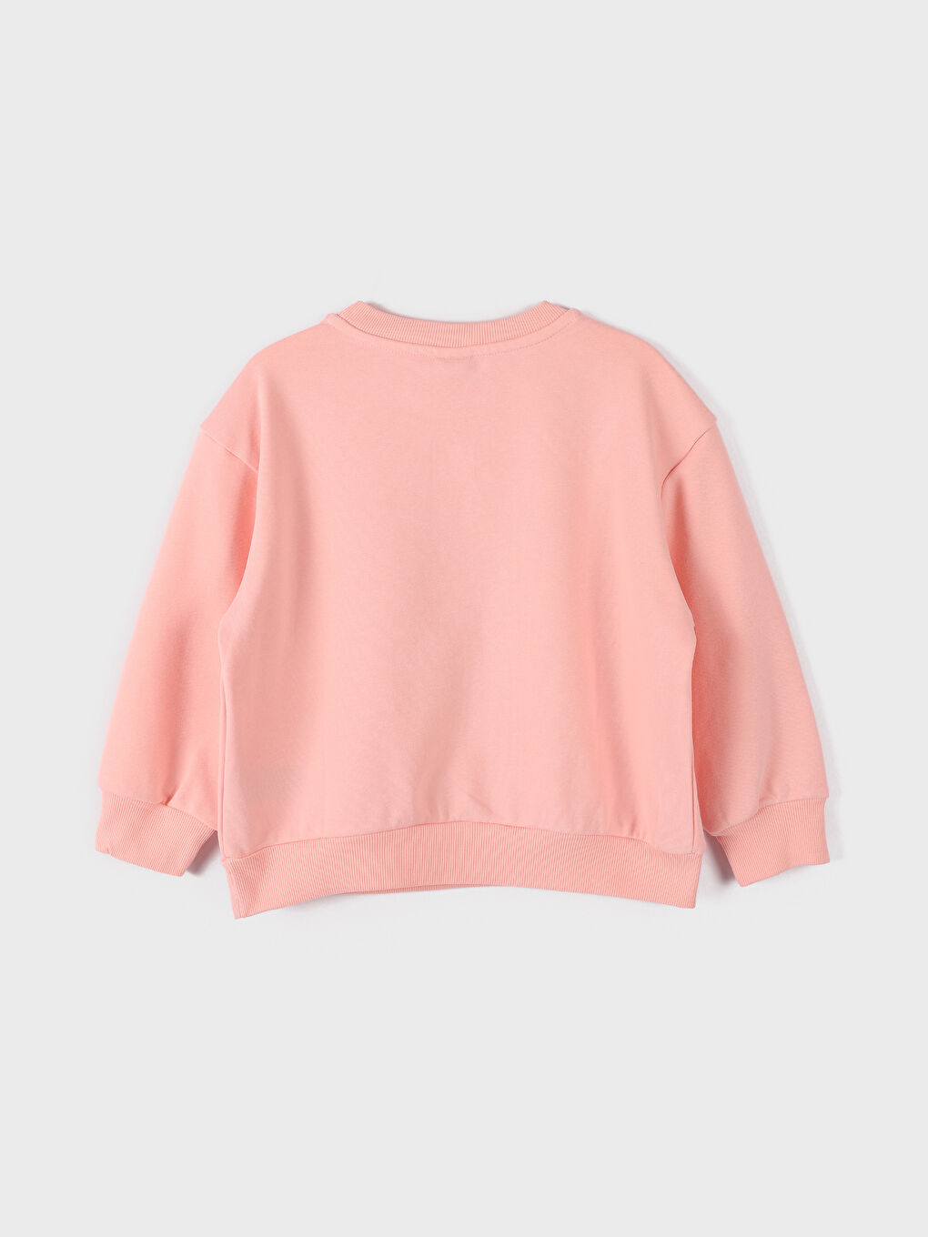 Crew Neck Printed Long Sleeve Girls' Sweatshirt-3