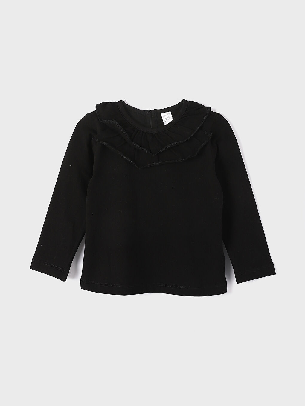 Crew Neck Long Sleeve Girls' T-Shirt