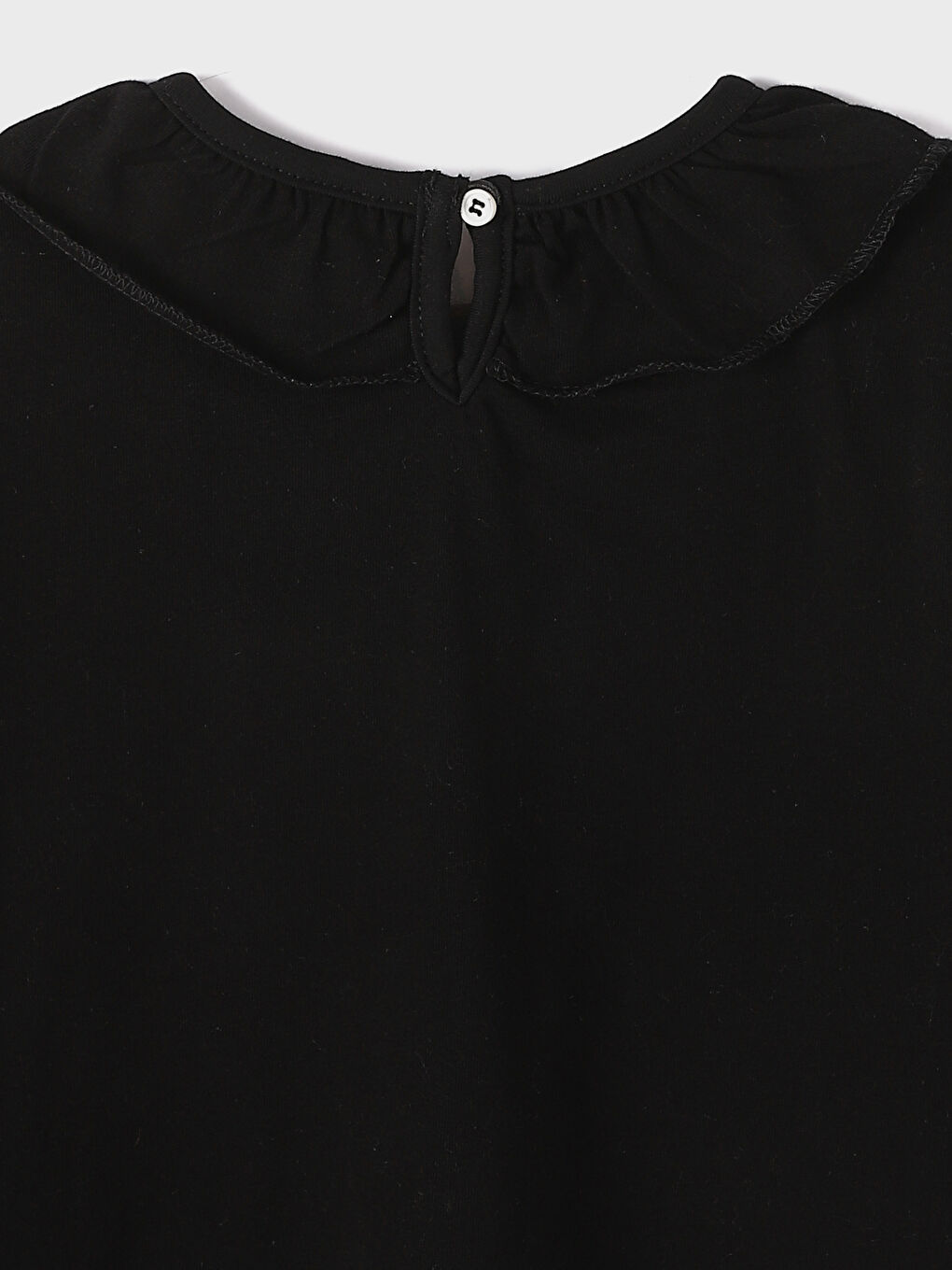 Crew Neck Long Sleeve Girls' T-Shirt-3