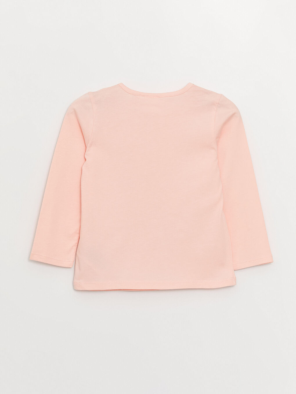 Crew Neck Long Sleeved Minnie Mouse Printed Baby Girl 2-Pajama Set-2