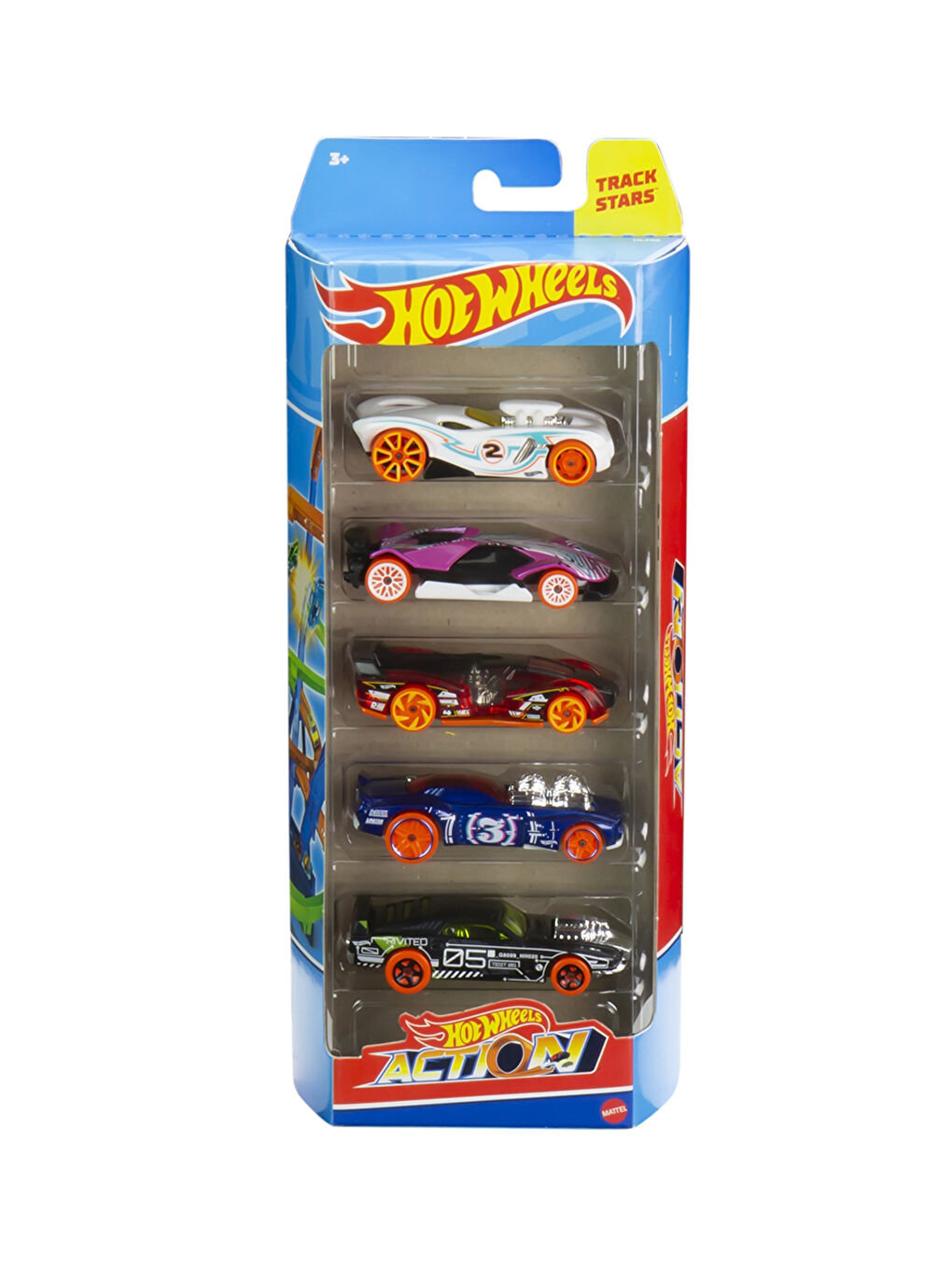 طقم عربيات لعبة ٥ قطع-4