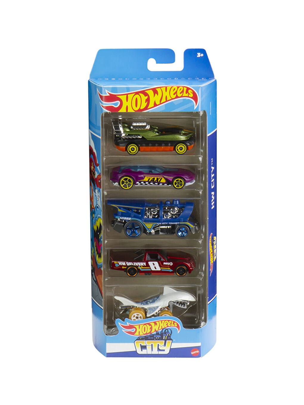 طقم عربيات لعبة ٥ قطع-6