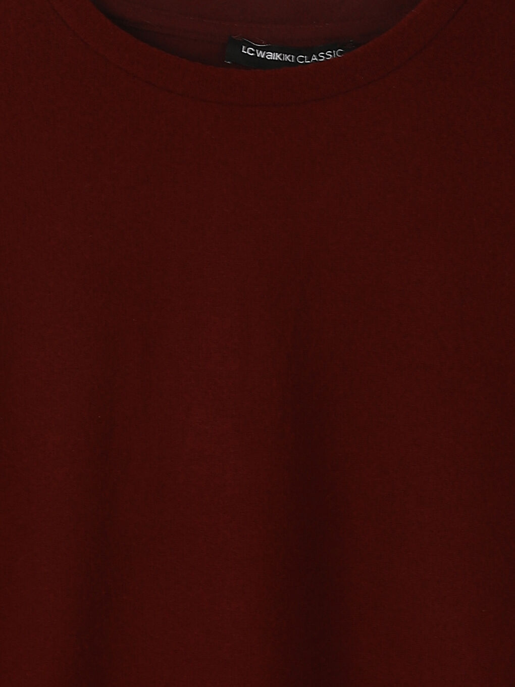 Crew Neck Long Sleeve Men's Tricot Sweater-1