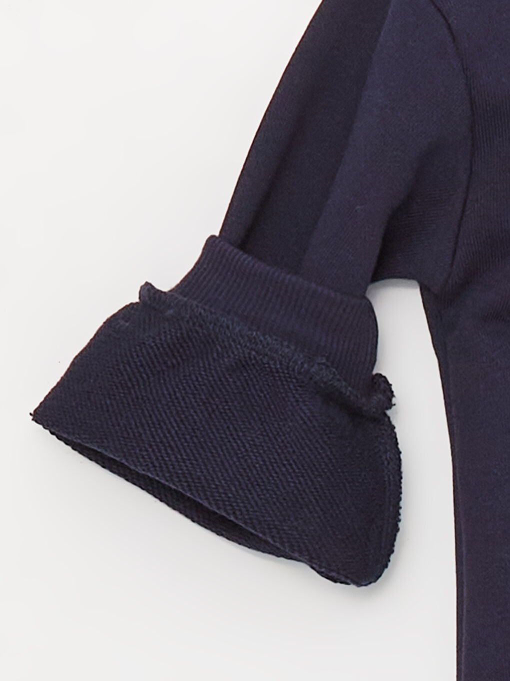 Mavi Bisiklet Yaka Uzun Kollu Baskılı Kız Bebek Sweatshirt-1