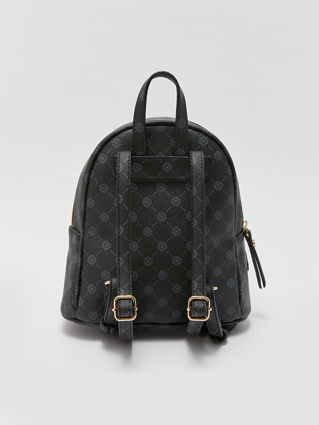 Siyah Desenli Kadın Sırt Çantası-4