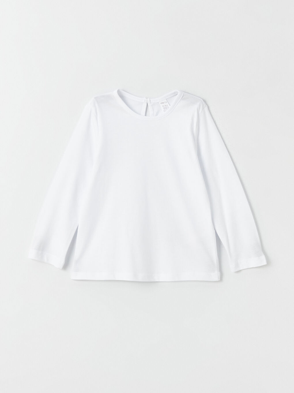 طقم تي شيرت بناتي بيبي أساسي بكم طويل ورقبة دائرية و اندر وير قطعتين-2