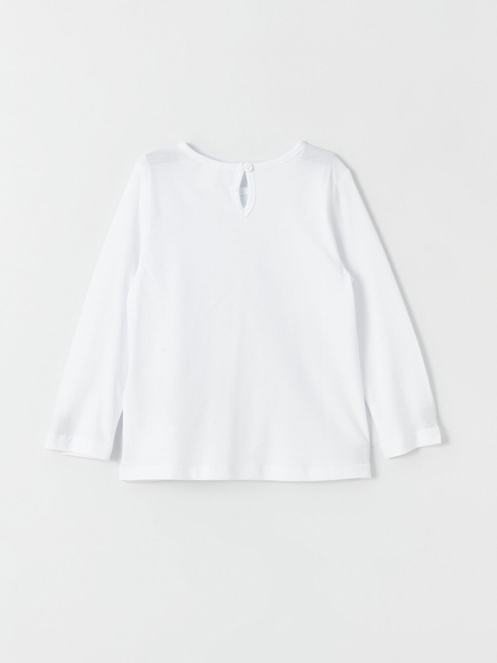 طقم تي شيرت بناتي بيبي أساسي بكم طويل ورقبة دائرية و اندر وير قطعتين-4