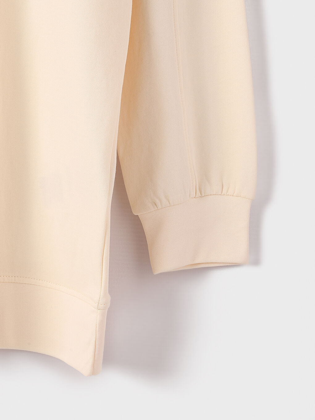 تونيك سويتشيرت مطبوع بياقة دائرية للسيدات-4