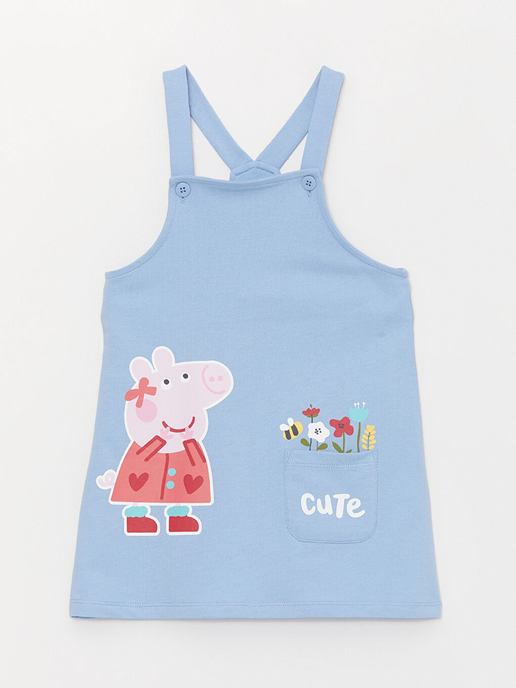 LCW baby Quadratischer Kragen Baby Mädchen Kleid -W3FD59Z1-QYA