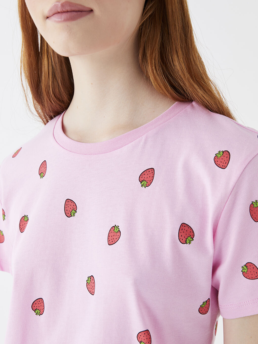 XSIDE Crew Neck Printed Short Sleeve Women's T-Shirt
