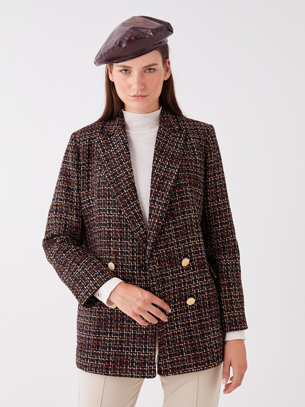 Žena CRNA Sako jakna-1