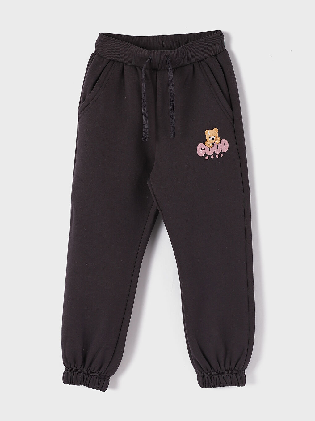 LC Waikiki Elasticated Waist Printed Girls' Sweatpants -W3FE62Z4-HHY
