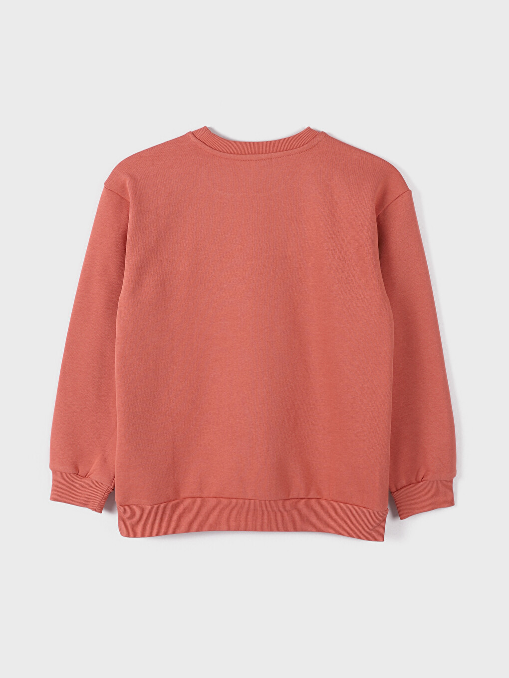 Crew Neck Printed Long Sleeve Girls' Sweatshirt-3
