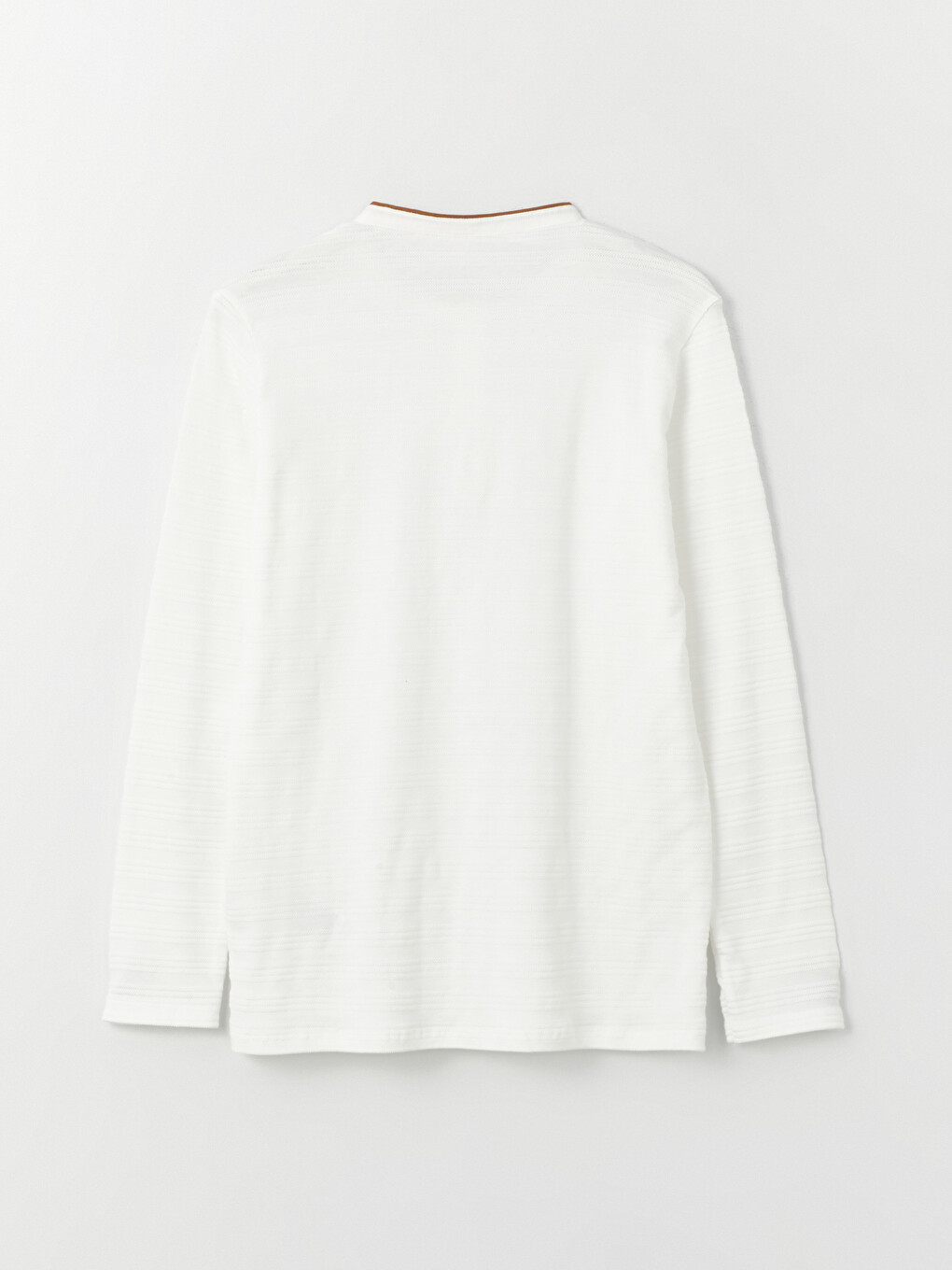 Rundhalsausschnitt Basic Langarm T-Shirt für Jungen-4