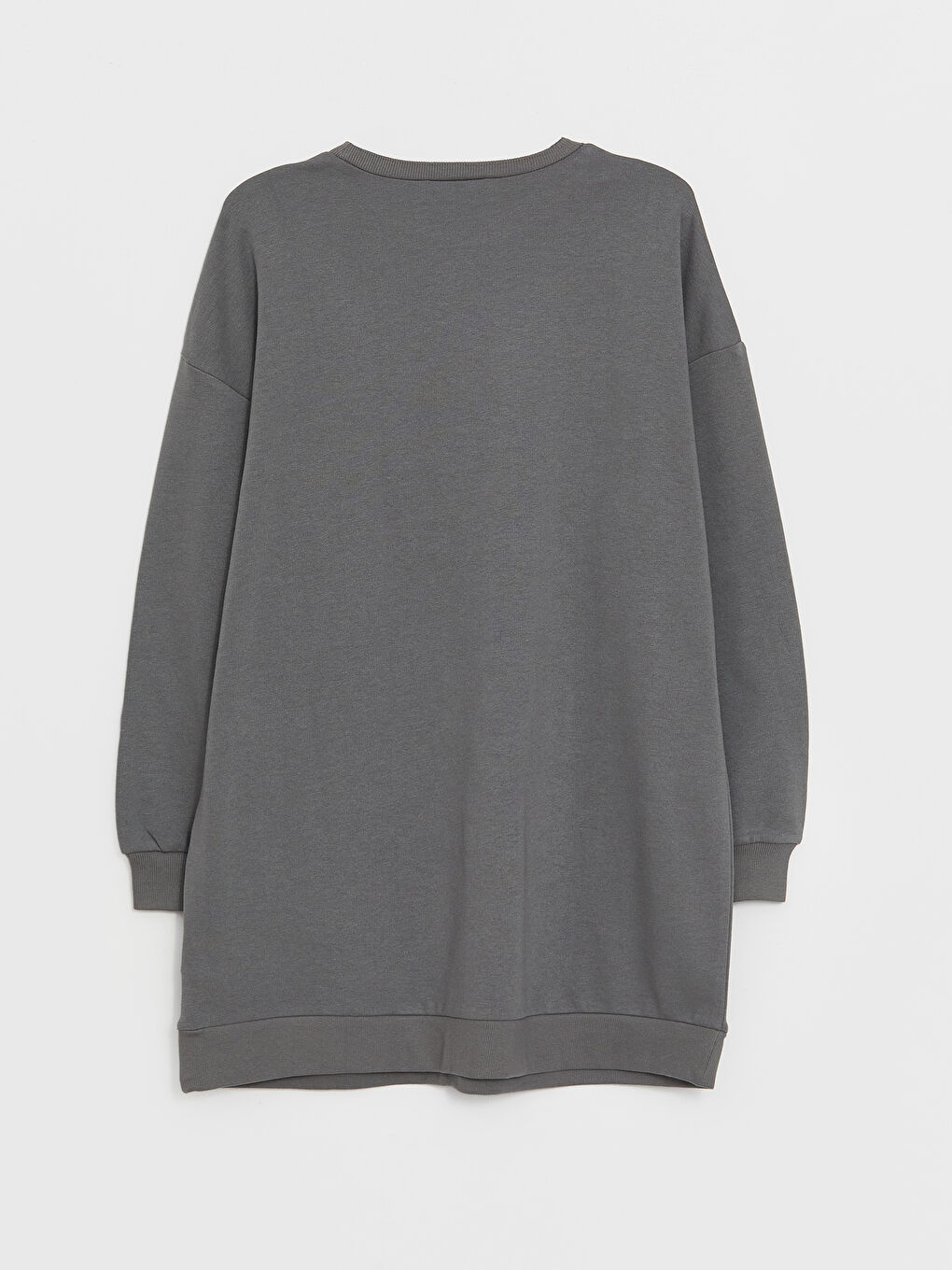 Crew Neck Printed Long Sleeve Women's Sweatshirt Tunic-6