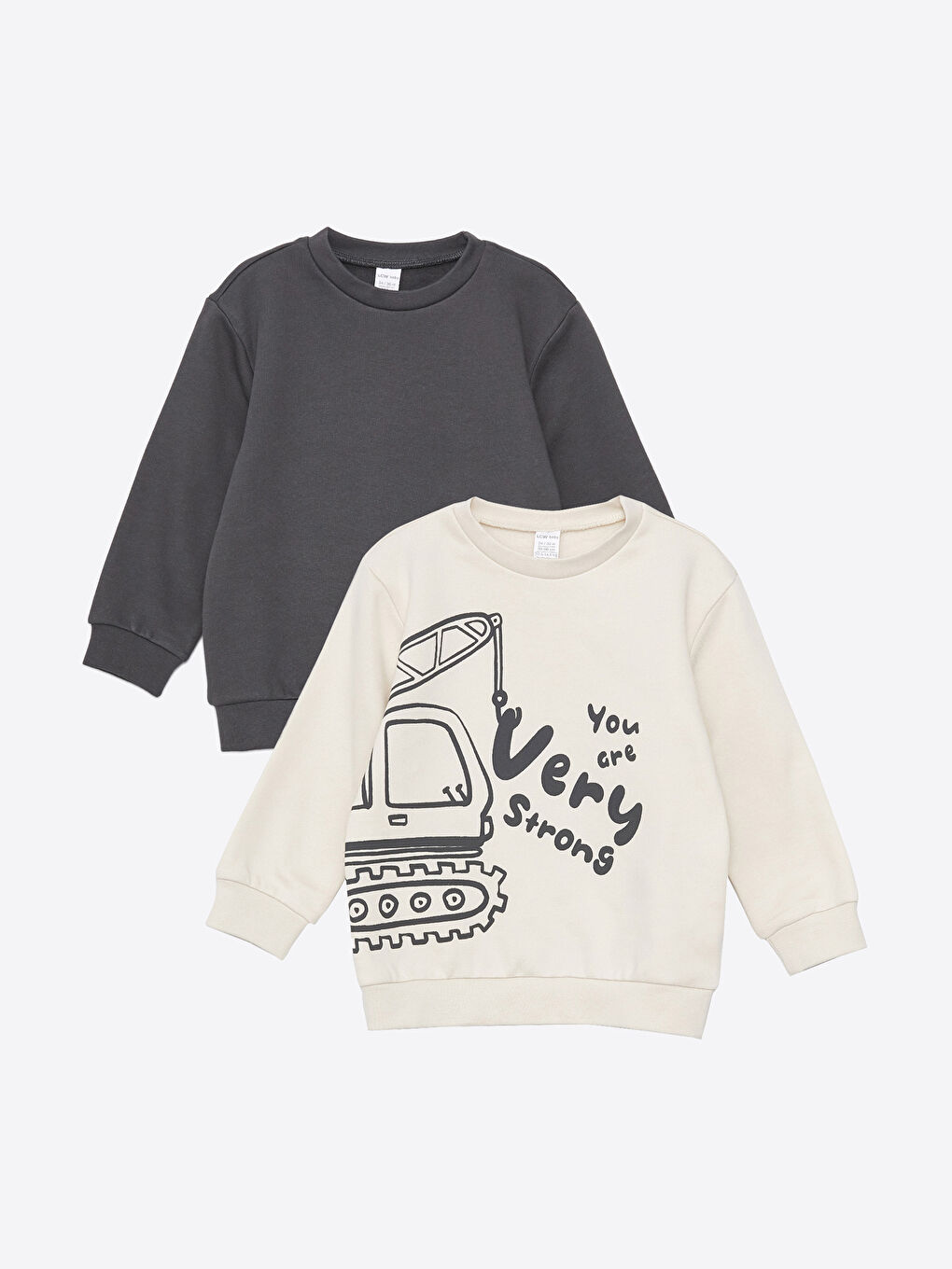 Lot de 2 Sweat-shirts Imprimés à Manches Longues pour Bébé Garçons