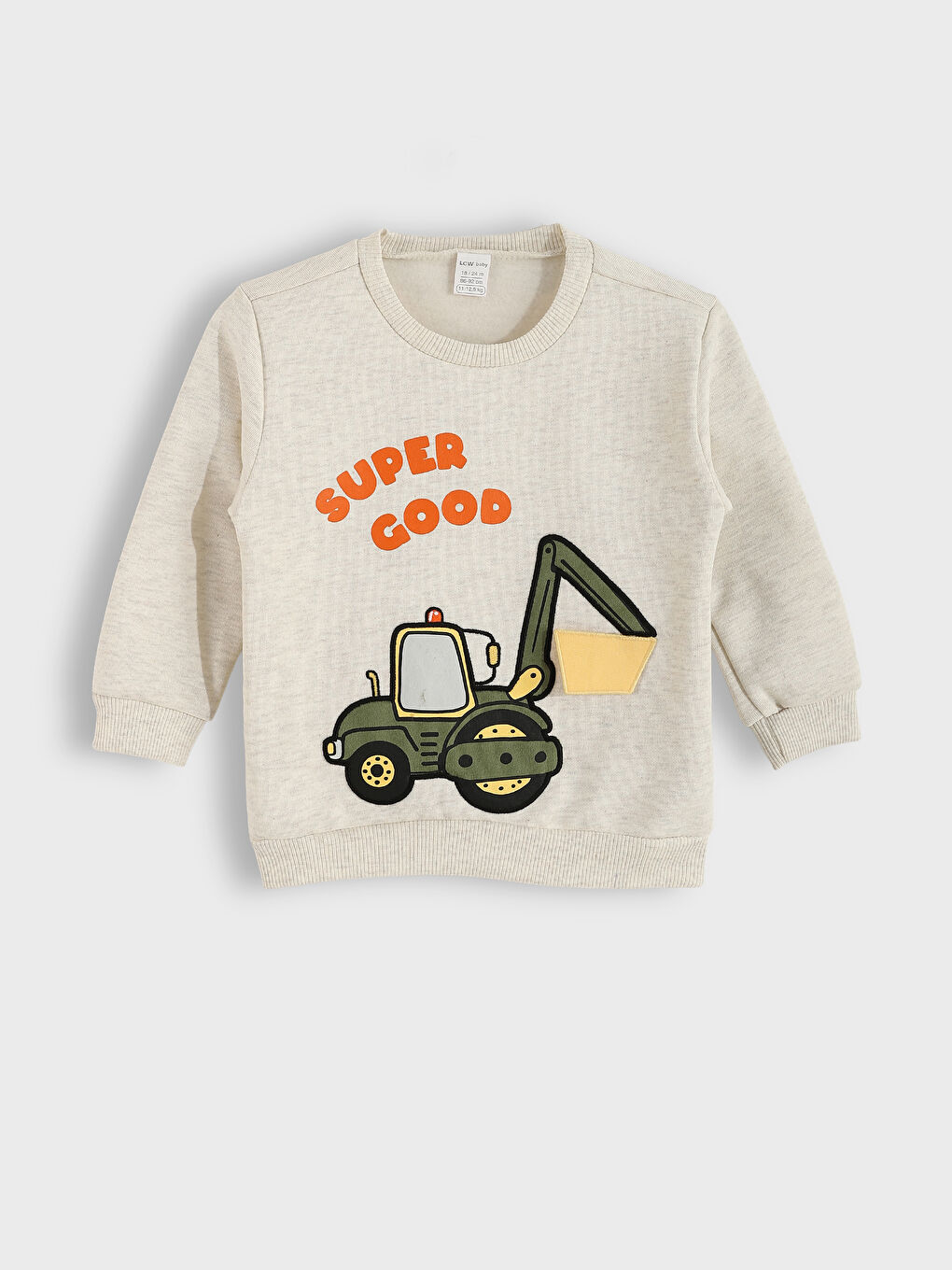 Beyaz Erkek Çocuk Sweatshirt ve Eşofman Altı 2'li Takım