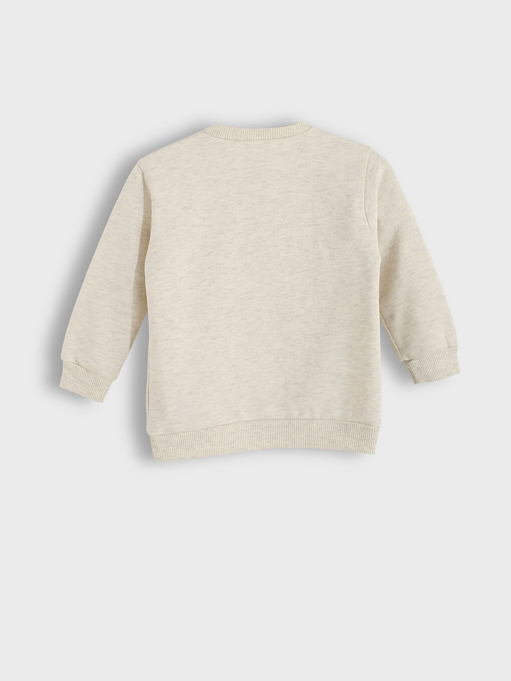 Beyaz Erkek Çocuk Sweatshirt ve Eşofman Altı 2'li Takım-1