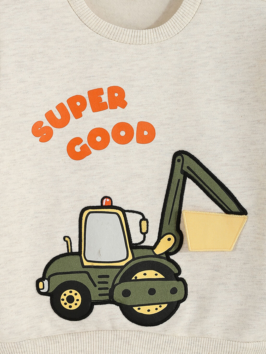 Beyaz Erkek Çocuk Sweatshirt ve Eşofman Altı 2'li Takım-2