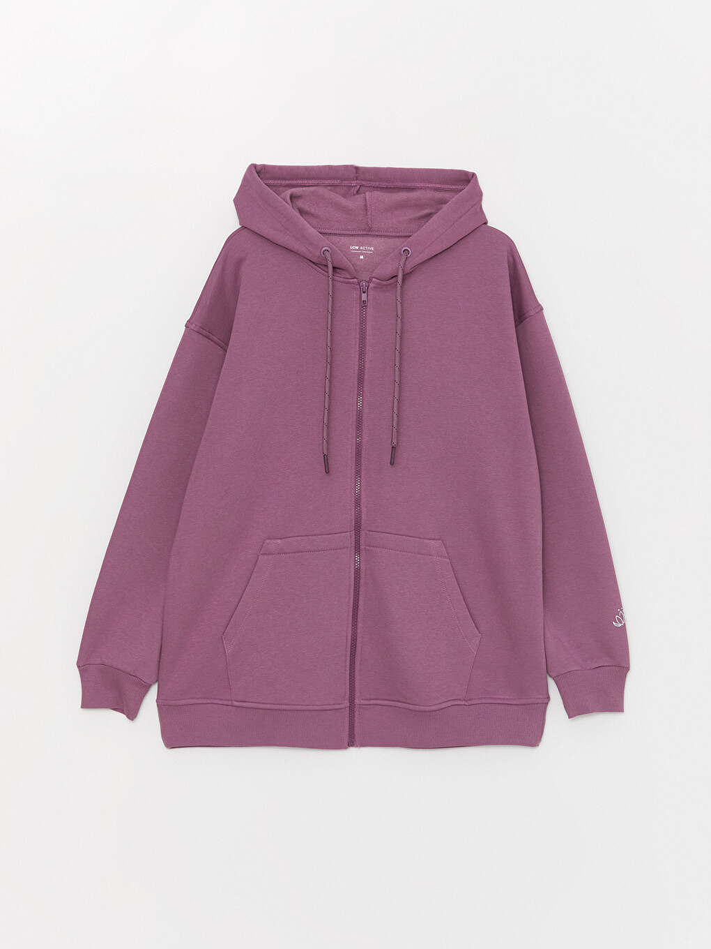 XSIDE ACTIVE Kapüşonlu Oversize Kadın Fermuarlı Sweatshirt