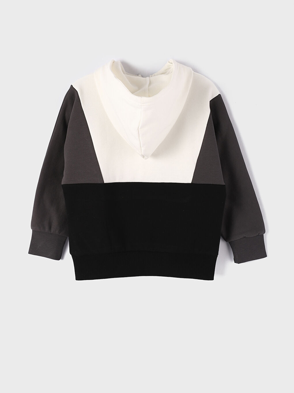 Relaxed Fit Hooded Boys' Zippered Sweatshirt-1