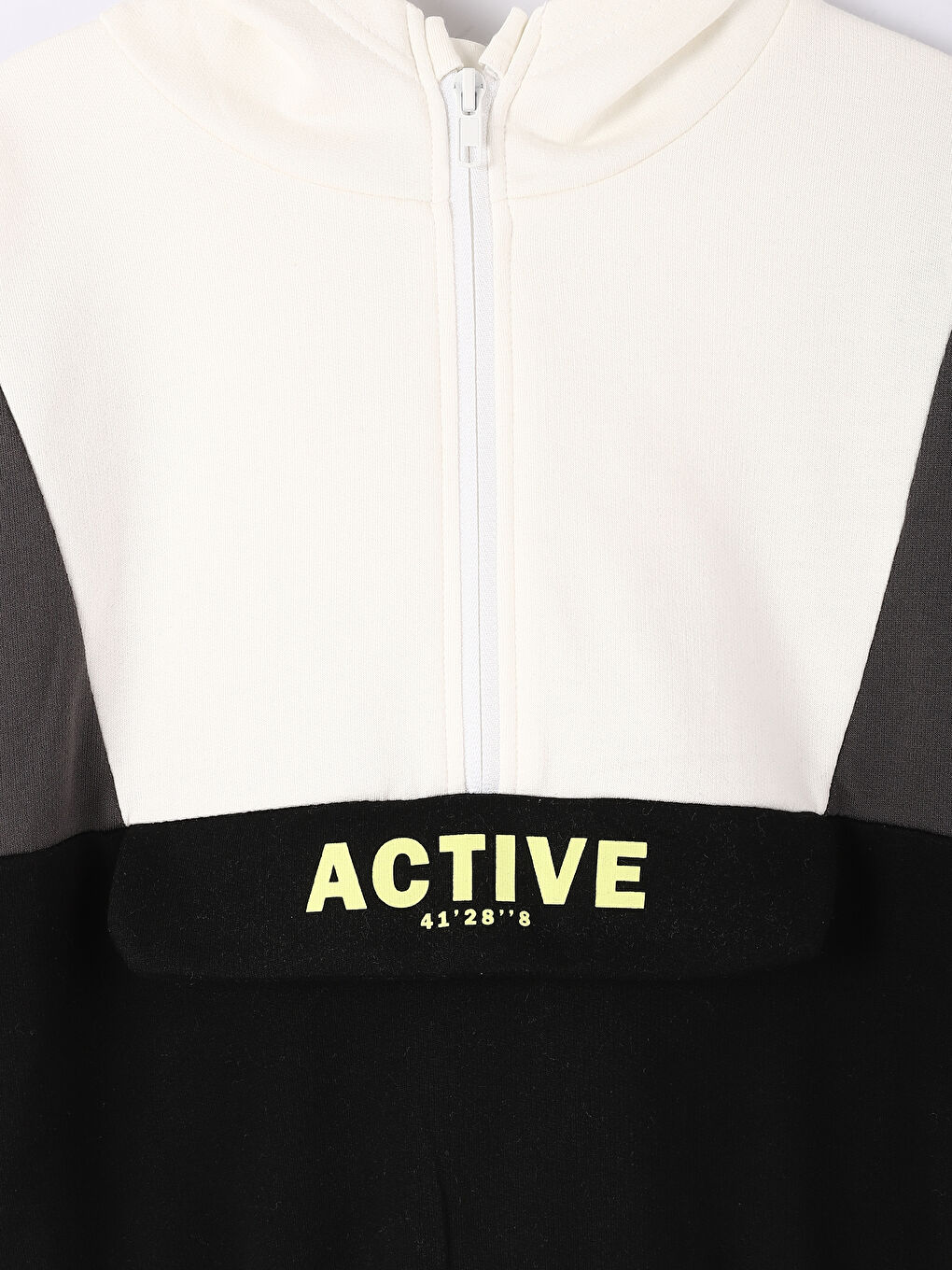 Relaxed Fit Hooded Boys' Zippered Sweatshirt-2