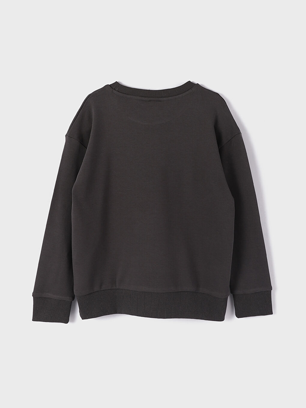 تيشيرت للأولاد بياقة دائرية مطبوع كم طويل-1