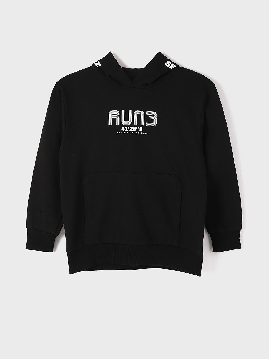 سويت شيرت للأولاد كم طويل مطبوع بكابوش