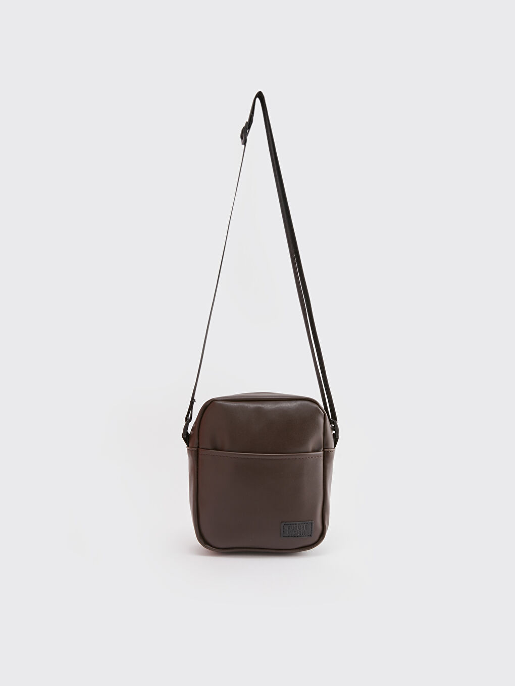 Leather Look Men's Crossbody Bag-3