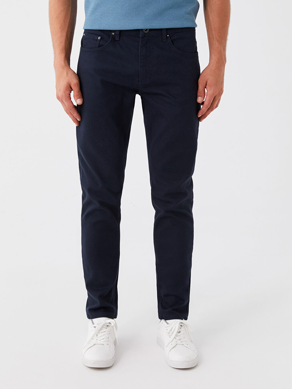 LCW ECO Lacivert Dar Kalıp Erkek Chino Pantolon - 2