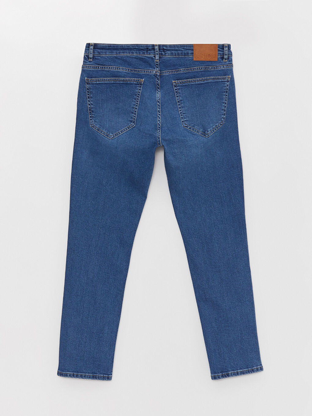 XSIDE Orta Mavi Slim Fit Erkek Jean Pantolon - 5