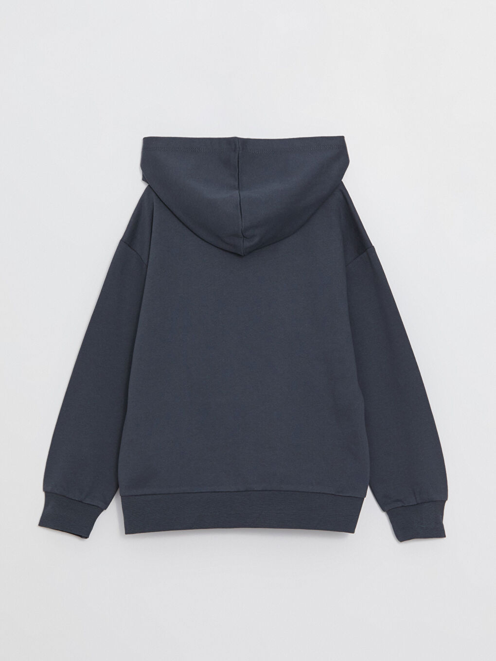 Basic Long Sleeve Girls' Hoodie and Sweatpants Set-3