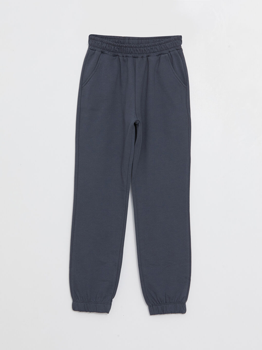 Basic Long Sleeve Girls' Hoodie and Sweatpants Set-4