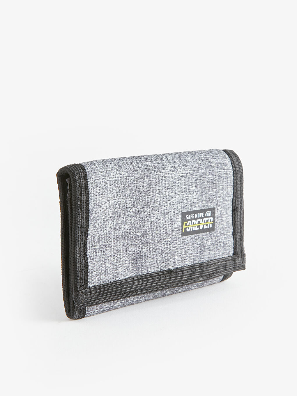 LCW ACCESSORIES Grey Mel - Lacivert Etiket Detaylı Erkek Çocuk Cüzdan - 1