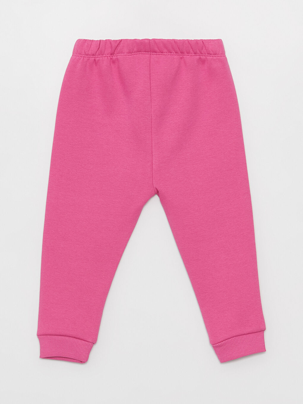 Pembe Bisiklet Yaka Kız Bebek Sweatshirt ve Eşofman Alt 2'li-6